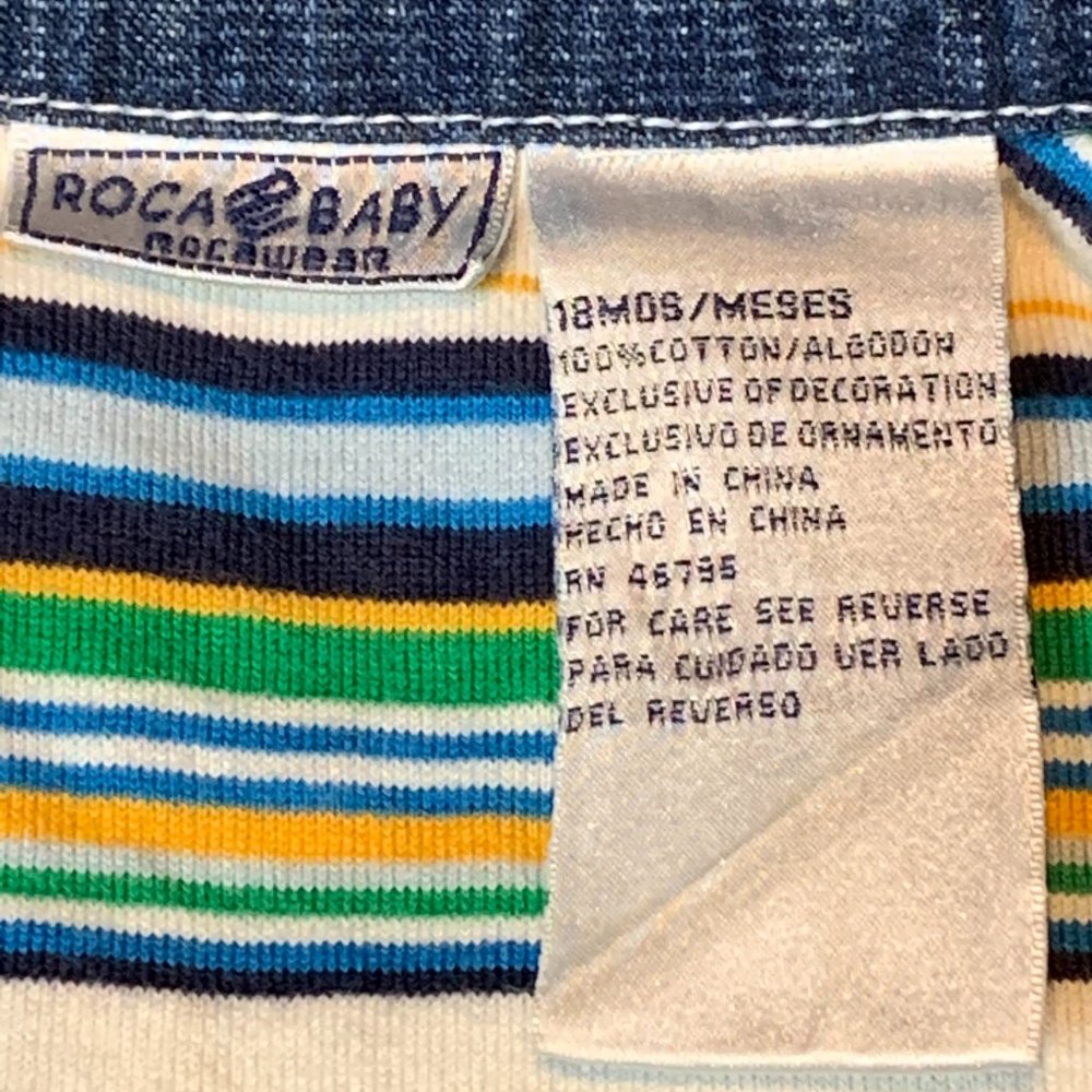 Rocawear Denim Embroidered Jacket Sz 18 mo - Picture 6 of 10